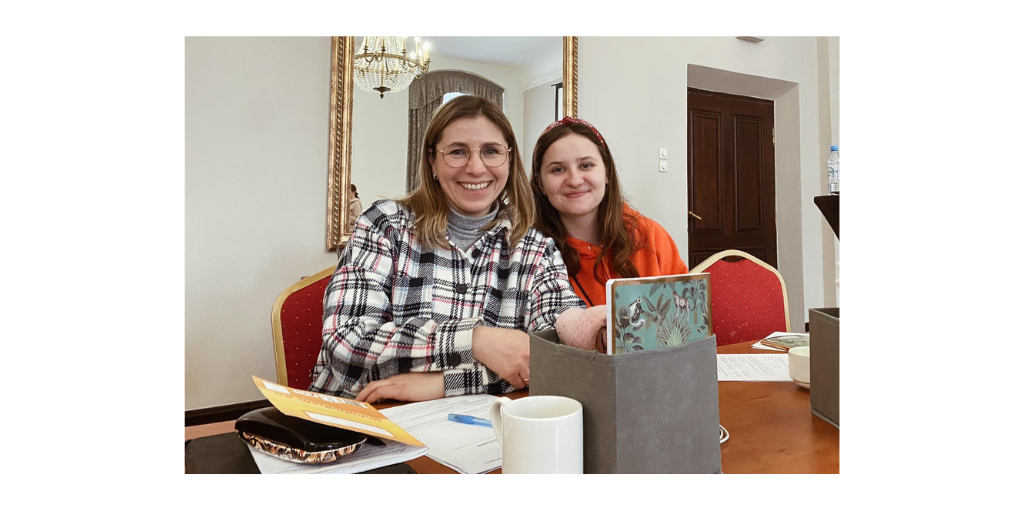 participants in trauma training in Ukraine